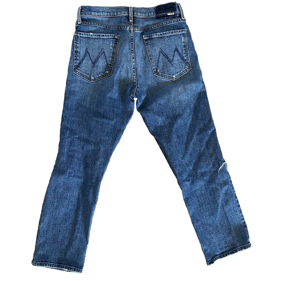 Mother Superior The TomCat Seriously Truce Distressed Straight Jeans Button Fly - Picture 6 of 13